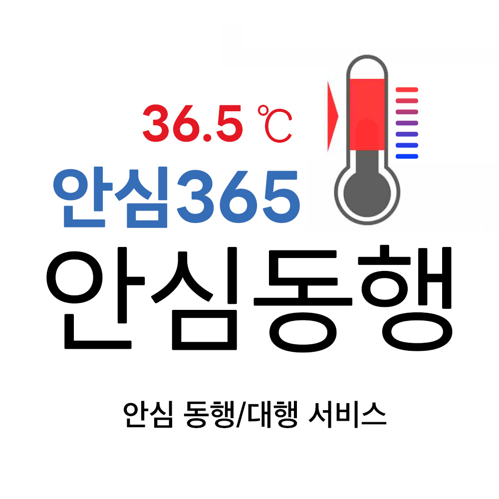 안심365 동행 종합 서비스 (도서산간지역 동행서비스 불가)